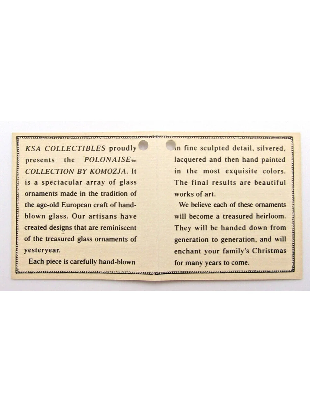 Kurt S. Adler Komozja Polonaise Santa Shops at Saks Ornament